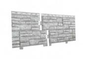 Фасадные (цокольные) панели Ю-Пласт Стоун Хаус Сланец светло-серый – Купить оптом и в розницу