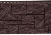 Фасадные панели Grand Line Дикий камень Classic Шоколадный – Купить оптом и в розницу
