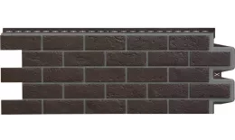 Фасадные панели GRAND LINE Коллекция Состаренный Кирпич Design Шоколадный со швом RAL 7006. Цена: 716 руб. Артикул: FP_GLN012_2