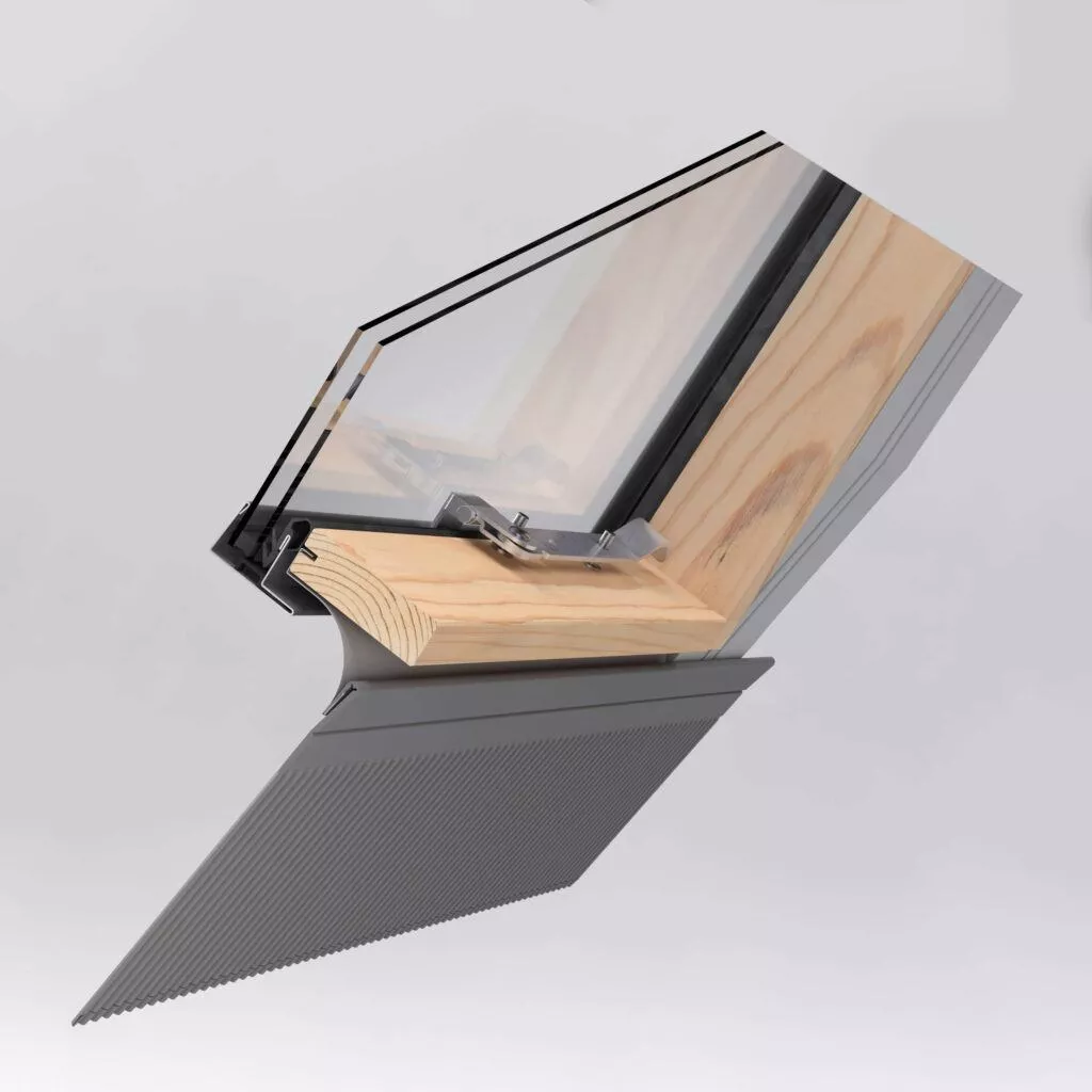 FE 4573 В400 Люк для холодной кровли с окладом Rooflite 45х73см купить в санкт-петербурге