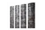 Штакетник Grand Line Slim Полукруглый 0,45 Print Elite Fine Stone Камень – Купить оптом и в розницу