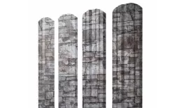 Штакетник Grand Line Twin фигурный 0,45 Print Elite Fine Stone Камень. Цена: 134 руб. Артикул: Twin_206