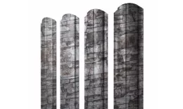 Штакетник Grand Line Slim Полукруглый фигурный 0,45 Print Elite Fine Stone Камень. Цена: 134 руб. Артикул: Slim_Fig_029