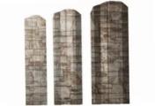 Штакетник Grand Line М-образный А фигурный 0,45 Print Elite Fine Stone Камень – Купить оптом и в розницу