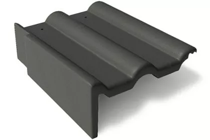 Франкфуртская Боковая цементно-песчаная черепица левая купить в санкт-петербурге