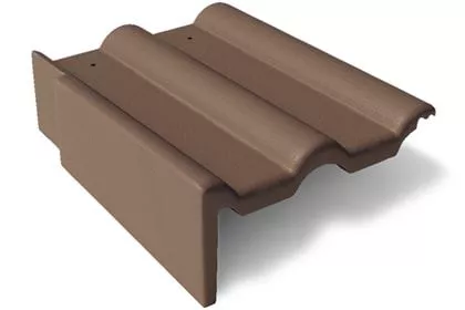 Франкфуртская Боковая цементно-песчаная черепица левая купить в санкт-петербурге