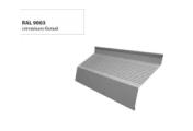 Ламель жалюзи Milan new gofr 0,7 PE с пленкой RAL 9003 сигнальный белый GL – Купить оптом и в розницу