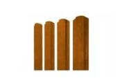 Штакетник Grand Line Прямоугольный фигурный 0,45 Print Elite Golden Wood Золотой Дуб – Купить оптом и в розницу