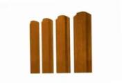 Штакетник Grand Line Прямоугольный фигурный 0,45 Print-double Elite Golden Wood Золотой Дуб – Купить оптом и в розницу