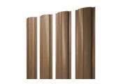 Штакетник Grand Line Slim Полукруглый 0,45 Print Elite Honey Wood Медовое дерево – Купить оптом и в розницу