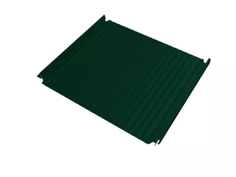 Кликфальц Double Pro Gofr Grand Line 0,45 Drap с пленкой на замках RAL 6005 зеленый мох купить в санкт-петербурге