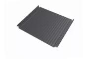 Кликфальц Double Pro Gofr Grand Line 0,45 PE с пленкой на замках RAL 7004 сигнальный серый – Купить оптом и в розницу