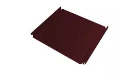 Кликфальц Double Pro Gofr Grand Line 0,5 Satin Matt TX с пленкой на замках RAL 3005 красное вино. Цена: 1.327 руб. Артикул: 46749