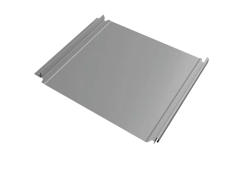 Кликфальц Double Pro Grand Line 0,45 Drap с пленкой на замках RAL 7004 сигнальный серый купить в санкт-петербурге
