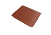 Кликфальц Double Pro Grand Line 0,45 Drap TR с пленкой на замках RAL 8004 терракота – Купить оптом и в розницу