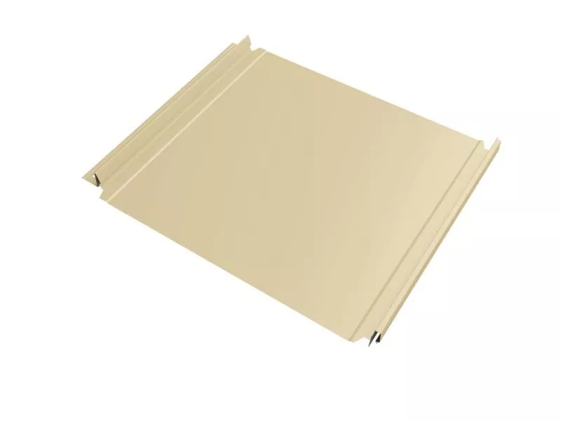 Кликфальц Double Pro Grand Line 0,45 Drap TX с пленкой на замках RAL 1015 светлая слоновая кость купить в санкт-петербурге