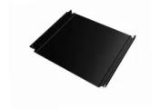 Кликфальц Double Pro Grand Line 0,5 Drap с пленкой на замках RAL 9005 черный – Купить оптом и в розницу