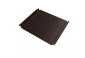 Кликфальц Double Pro Grand Line 0,5 Drap TX с пленкой на замках RAL 8017 шоколад – Купить оптом и в розницу