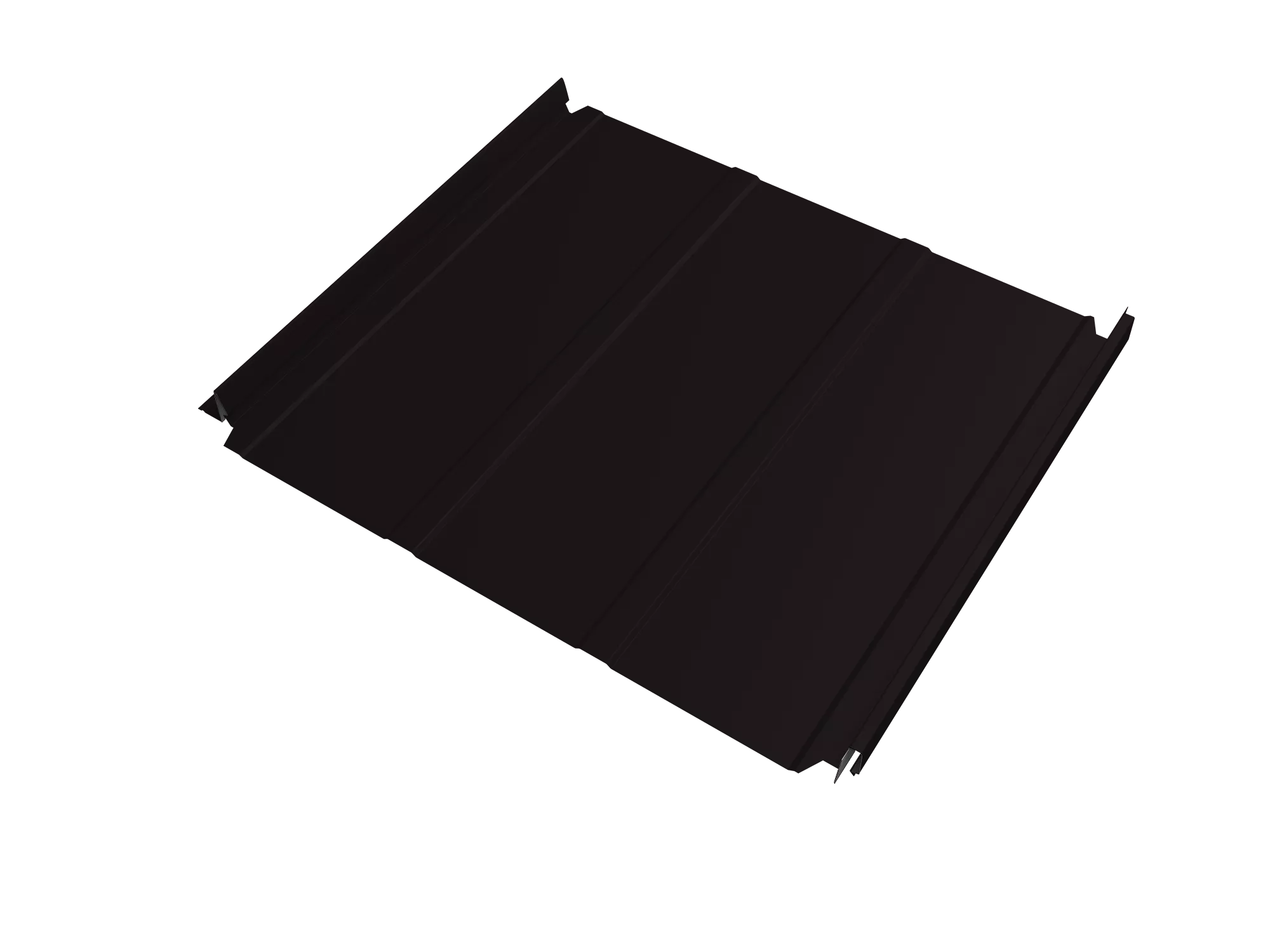 Кликфальц Double Pro Line Grand Line 0,45 Drap TX с пленкой на замках RAL 9005 черный купить в санкт-петербурге