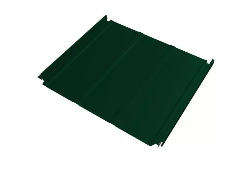 Кликфальц Double Pro Line Grand Line 0,45 PE с пленкой на замках RAL 6005 зеленый мох купить в санкт-петербурге