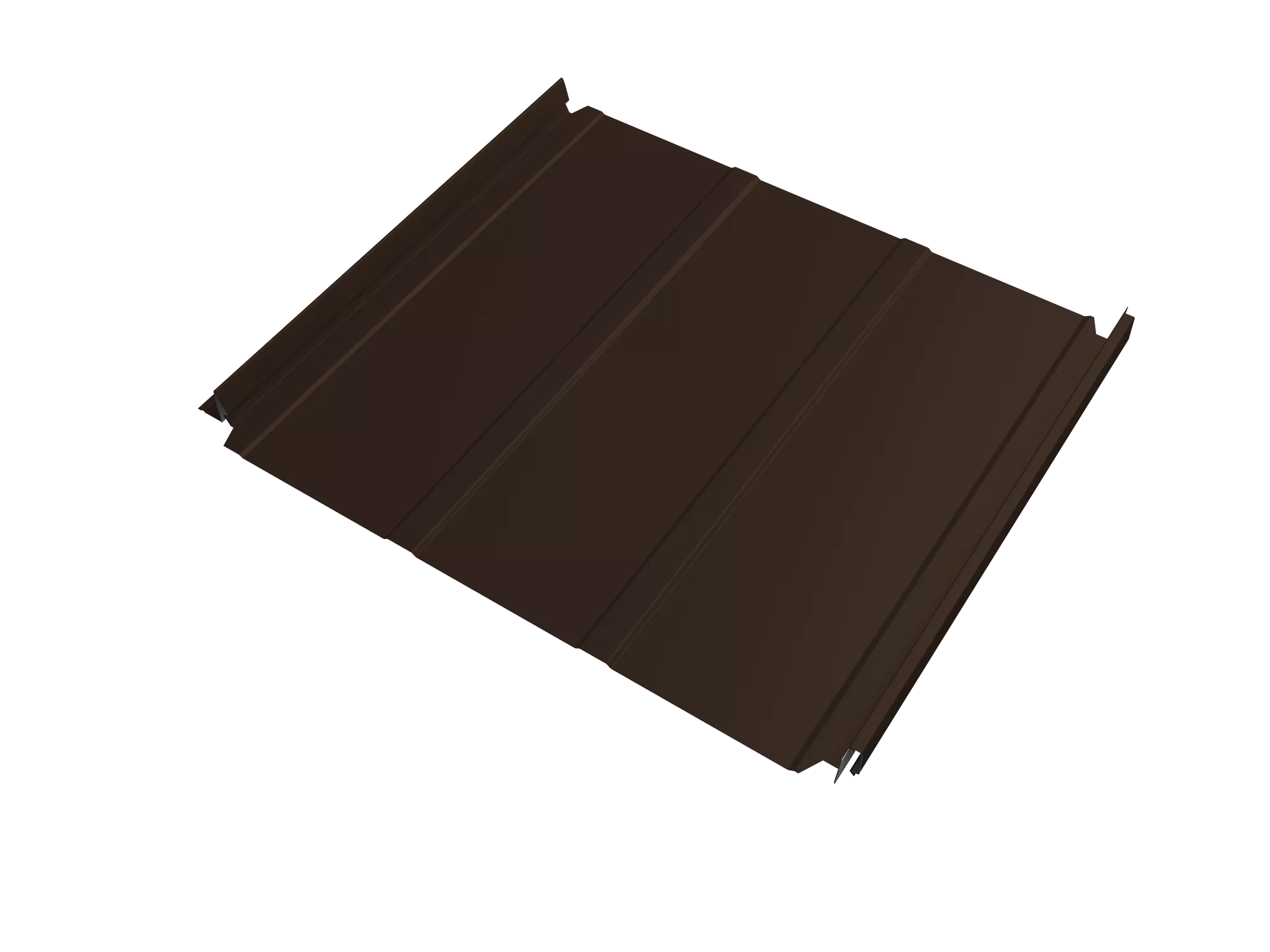 Кликфальц Double Pro Line Grand Line 0,5 Drap TX с пленкой на замках RAL 8017 шоколад купить в санкт-петербурге