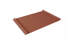 Кликфальц Grand Line 0,5 Satin Matt TX с пленкой на замках RAL 8004 терракота. Цена: 1.379 руб. Артикул: 37837