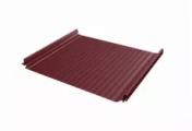Кликфальц Pro Gofr Grand Line 0,45 Drap ST с пленкой на замках RAL 3005 красное вино – Купить оптом и в розницу