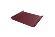Кликфальц Pro Gofr Grand Line 0,45 Drap TX с пленкой на замках RAL 3005 красное вино – Купить оптом и в розницу