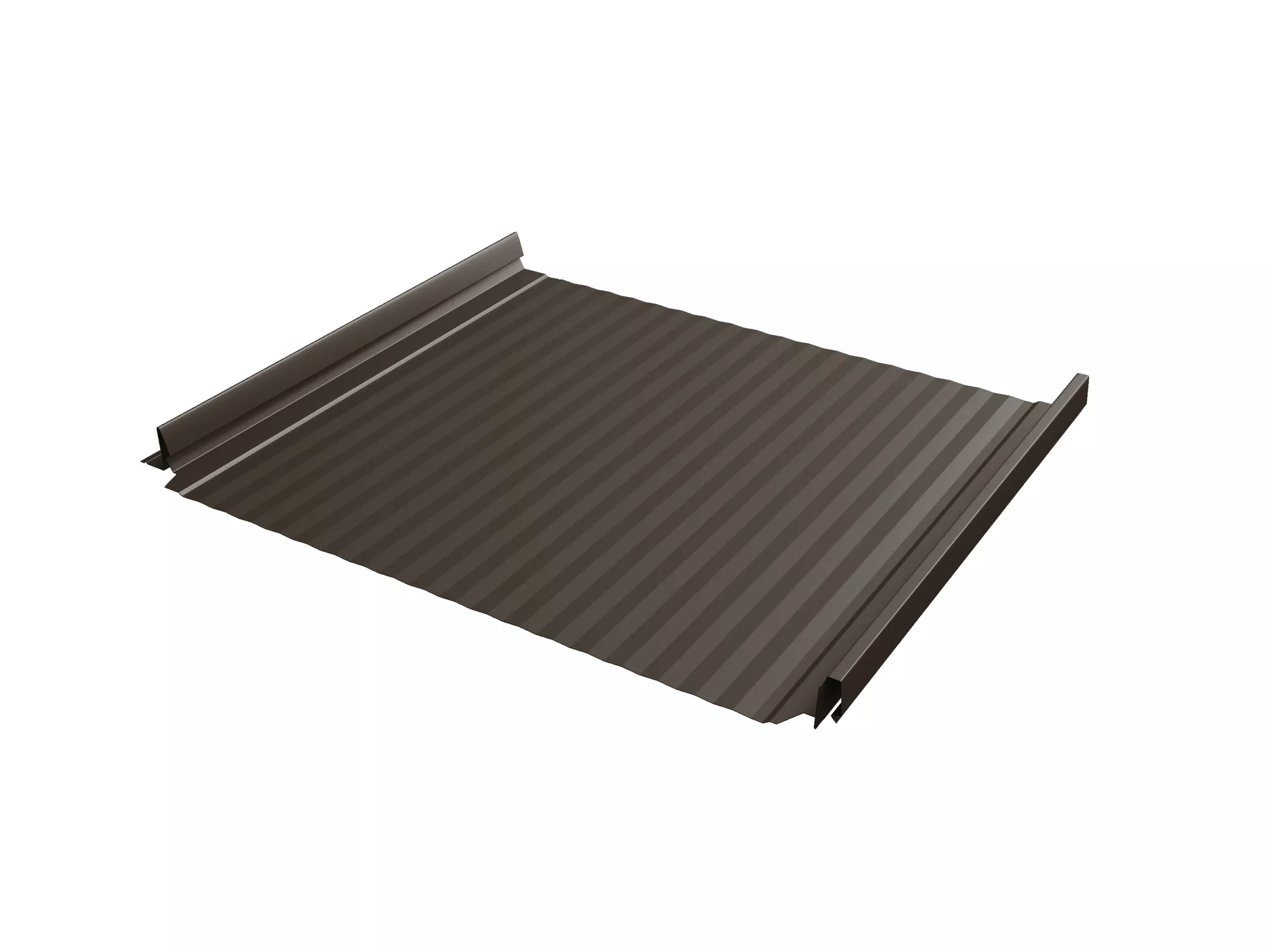 Кликфальц Pro Gofr Grand Line 0,45 Drap TX с пленкой на замках RR 32 темно-коричневый купить в санкт-петербурге