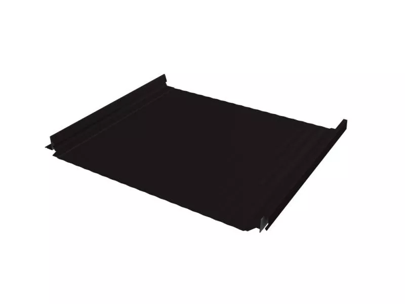 Кликфальц Pro Gofr Grand Line 0,5 Drap с пленкой на замках RAL 9005 черный купить в санкт-петербурге