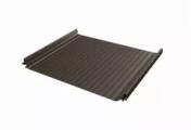 Кликфальц Pro Gofr Grand Line 0,5 GreenCoat Pural BT, matt с пленкой на замках RR 32 темно-коричневый (RAL 8019 серо-коричневый) – Купить оптом и в розницу