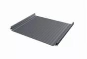Кликфальц Pro Gofr Grand Line 0,5 GreenCoat Pural BT с пленкой на замках RR 23 темно-серый (RAL 7024 мокрый асфальт) – Купить оптом и в розницу