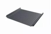 Кликфальц Pro Gofr Grand Line 0,5 Satin Matt TX с пленкой на замках RAL 7024 мокрый асфальт – Купить оптом и в розницу
