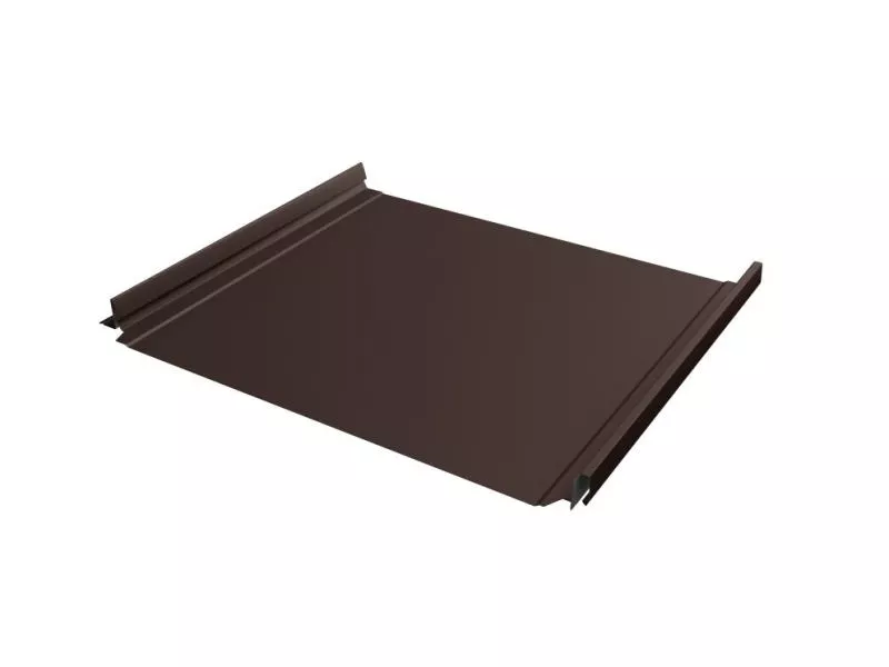 Кликфальц Pro Grand Line 0,45 Drap TR с пленкой на замках RAL 8017 шоколад купить в санкт-петербурге