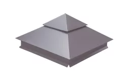 Колпак на столб двойной 390х390мм 0,5 Satin с пленкой RAL 7004 сигнальный серый. Цена: 2.896 руб. Артикул: 32151