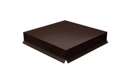 Колпак на столб крышка 390х390мм 0,5 Satin Matt с пленкой RAL 8017 шоколад. Цена: 1.607 руб. Артикул: 32185