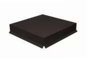 Колпак на столб крышка 415х415мм 0,5 Satin Matt с пленкой RR 32 темно-коричневый – Купить оптом и в розницу