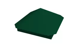 Колпак на столб Пирамида 390х390мм 0,5 Satin с пленкой RAL 6005 зеленый мох. Цена: 2.596 руб. Артикул: 32030