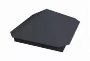 Колпак на столб Пирамида 460х460мм 0,5 Satin с пленкой RAL 7024 мокрый асфальт – Купить оптом и в розницу