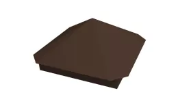 Колпак на столб Пирамида 355х355мм 0,5 Satin с пленкой RAL 8017 шоколад. Цена: 2.363 руб. Артикул: 32001