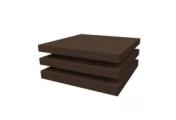 Колпак на столб плоский елка 390х390мм 0,5 Satin Matt TX с пленкой RAL 8017 шоколад – Купить оптом и в розницу