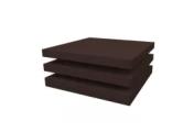 Колпак на столб плоский елка 390х390мм 0,5 Satin Matt с пленкой RR 32 темно-коричневый – Купить оптом и в розницу