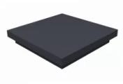 Колпак на столб плоский 820х425мм 0,5 Satin с пленкой RAL 7024 мокрый асфальт – Купить оптом и в розницу