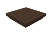 Колпак на столб плоский 1670х200мм 0,5 Satin с пленкой RAL 8017 шоколад – Купить оптом и в розницу