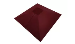 Колпак на столб под фонарь 390х390мм 0,5 Satin с пленкой RAL 3005 красное вино. Цена: 2.656 руб. Артикул: 32088