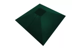 Колпак на столб под фонарь 390х390мм 0,5 Satin с пленкой RAL 6005 зеленый мох. Цена: 2.656 руб. Артикул: 32089