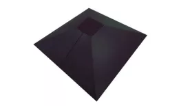 Колпак на столб под фонарь 390х390мм 0,5 Satin с пленкой RAL 9005 черный. Цена: 2.656 руб. Артикул: 32108