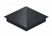 Колпак на столб 390х390мм 0,5 Satin Matt TX с пленкой RAL 7016 антрацитово-серый – Купить оптом и в розницу