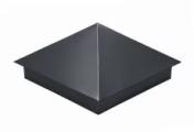 Колпак на столб 390х390мм 0,5 Satin Matt TX с пленкой RAL 7024 мокрый асфальт – Купить оптом и в розницу