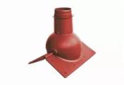 Коньковый элемент Krovent Pipe-Cone Красно - коричневый – Купить оптом и в розницу